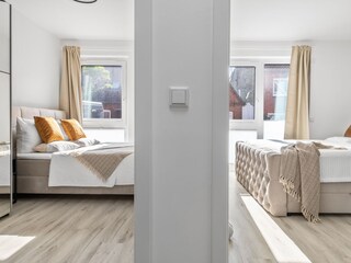 Blick in die Schlafzimmer