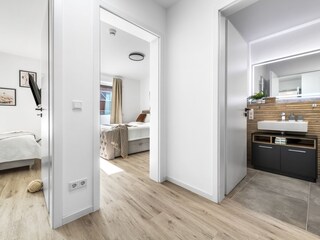 Blick in die Schlafzimmer