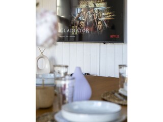 Flatsceen TV mit Netflix