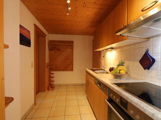 kpl. eingerichtete Küchenzeile Wohnung 2