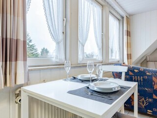 Essbereich im Wohnzimmer