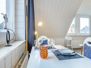 Essbereich im Wohnzimmer