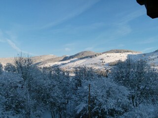 Blick vom Balkon zum Herzogenhorn