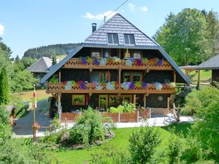unser Haus im Sommer
