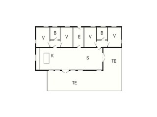 Appartement Juelsminde Grondplan 37