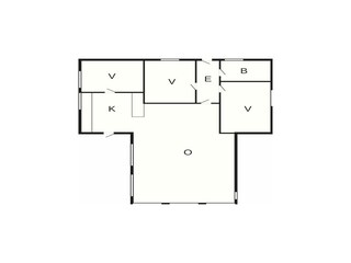 Vakantiehuis Rønde Grondplan 37