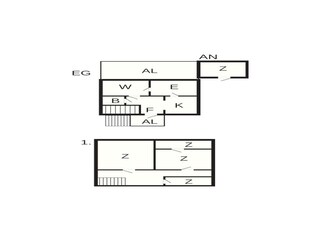 Vakantiehuis Grondplan 43