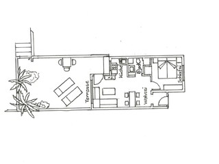 Appartamento per vacanze Costa Calma Pianta del piano 41