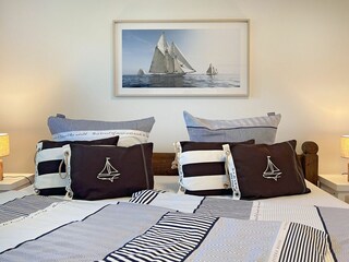 Raum mit Doppelbett