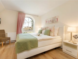 Blick in das Schlafzimmer