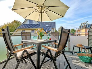 Blick auf den Balkon