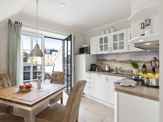 Küche mit hochwertiger Ausstattung