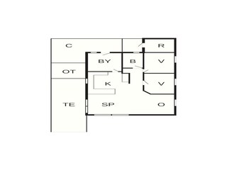 Ferienhaus Sæby Grundriss 44
