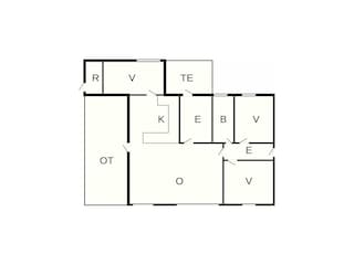 Vakantiehuis Truust Grondplan 22