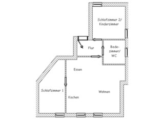 Appartamento per vacanze Bensersiel Pianta del piano 41