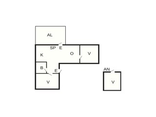 Vakantiehuis Löttorp Grondplan 23