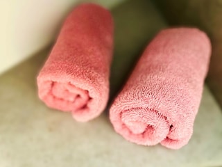 3* Handtücher sind in der Wohnung vorhanden