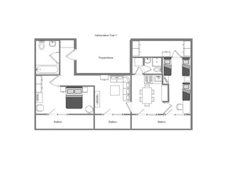 Grundriss Hahnenkleer Tied 1