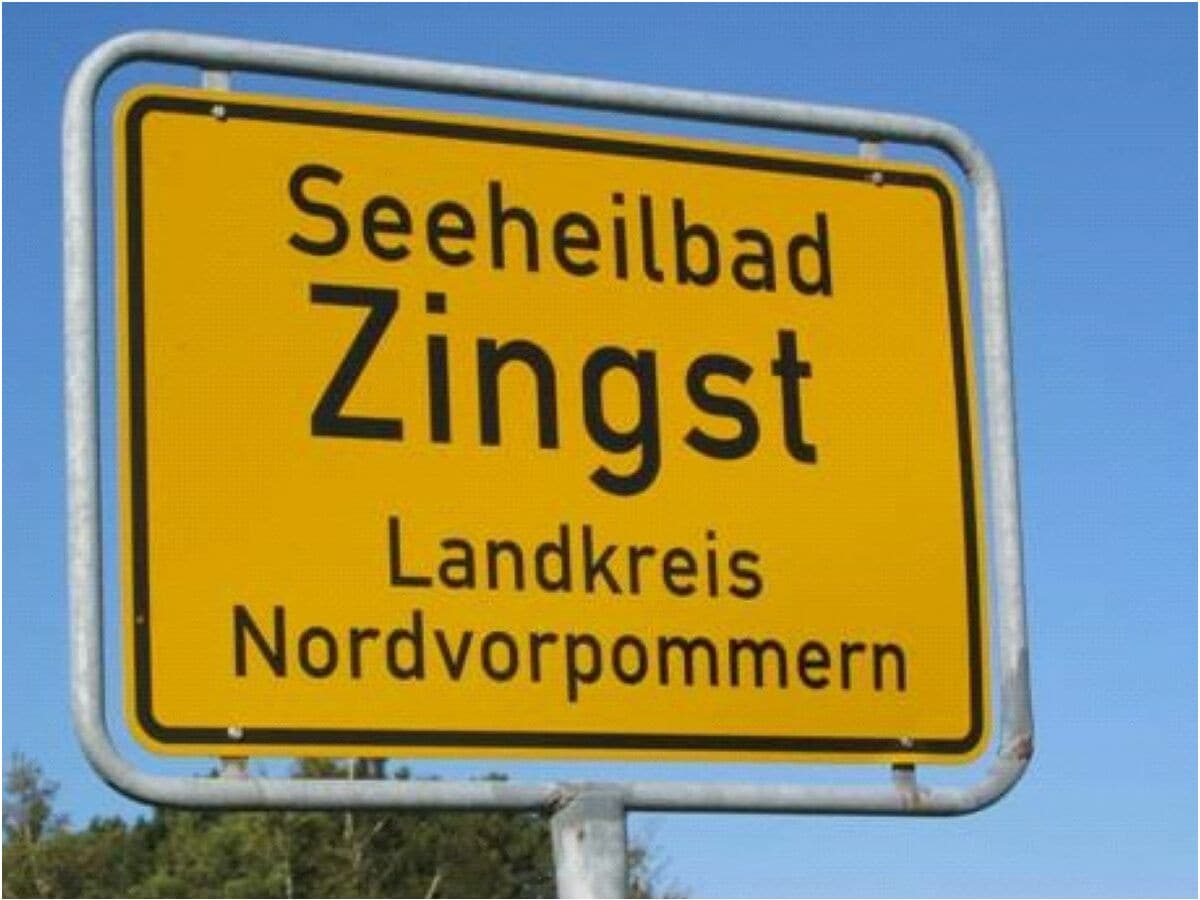 Ortseingangsschild Zingst