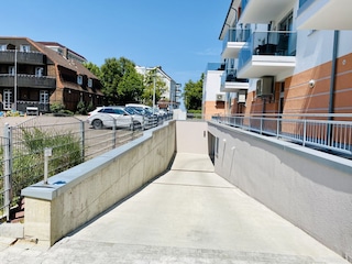 Zufahrt zur Tiefgarage