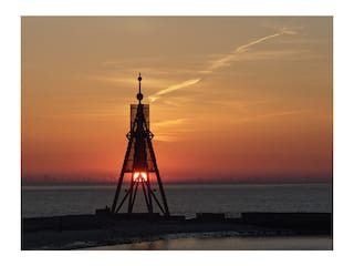 Sonnenaufgang an der Kugelbake