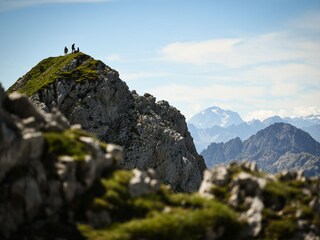 Gipfelblick am Mittenwalder Klettersteig © AWK