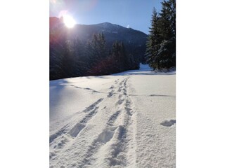 Ried Skilift bei Neuschnee