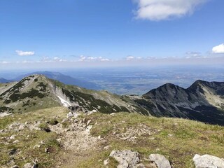 Krottenkopf mit Blick auf das Blaue Land