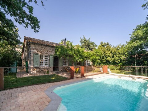 Villa Maison en Pierre St Denis avec Piscine & Vue