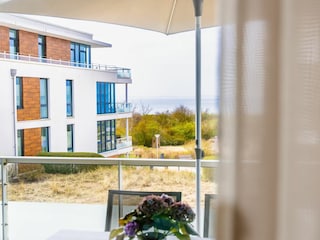 Blick vom Schlafzimmer auf die Ostsee