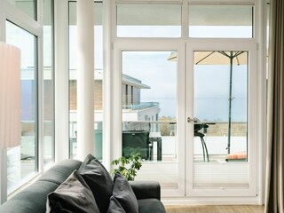 Wohnzimmer mit Meerblick