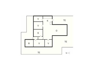 Vakantiehuis Knebel Grondplan 16