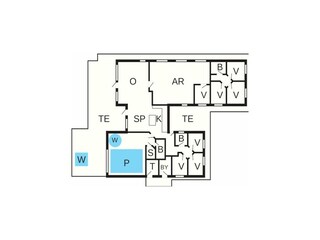 Casa per le vacanze Aalbæk Pianta del piano 71