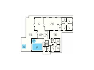 Holiday house Aalbæk Floor Plan 71