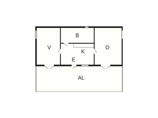 Vakantiehuis Skäret Grondplan 20