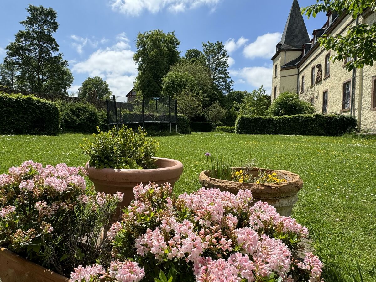 Garten mit Trampolin