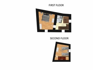 Villa Castiglion Fiorentino Pianta del piano 41