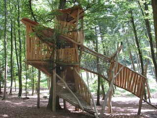 Klettern im Baumhaus