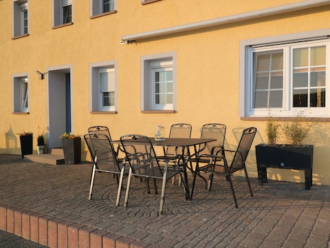 Apartment 5-Bett-Ferienwohnung, Dusche/WC, 2 Schlafräume