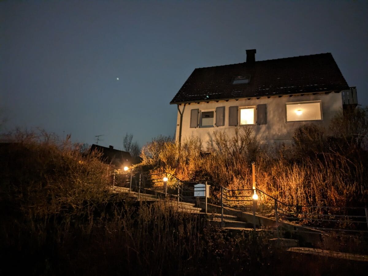 Die Übernachterei bei Nacht