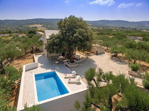 Ferienhaus Charmante Villa mit Schwimmbad