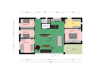 Vakantiehuis Hindeloopen Grondplan 28