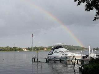 Regenbögen begrüßen