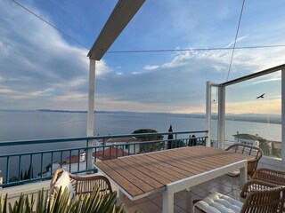 Terrasse mit Meerblick