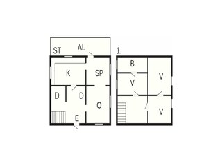 Vakantiehuis Valdemarsvik Grondplan 27