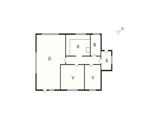 Ferienhaus Frøstrup Grundriss 36