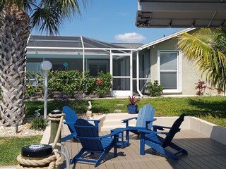 Ein Platz zum relaxen am Kanal in Cape Coral