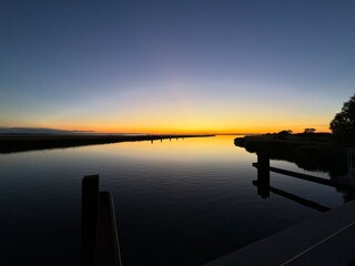 Blick auf den Bodden