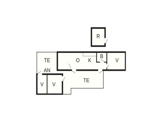 Vakantiehuis Ørding Grondplan 31