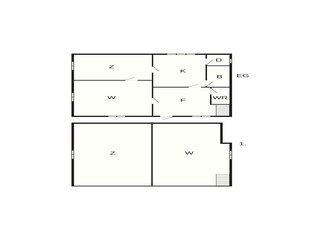 Vakantiehuis Forsheda Grondplan 3